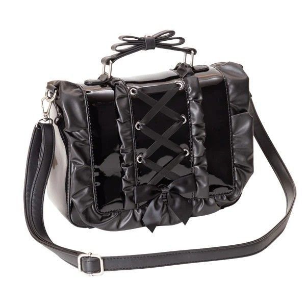 Bolsa Preta Com Renda - R$320